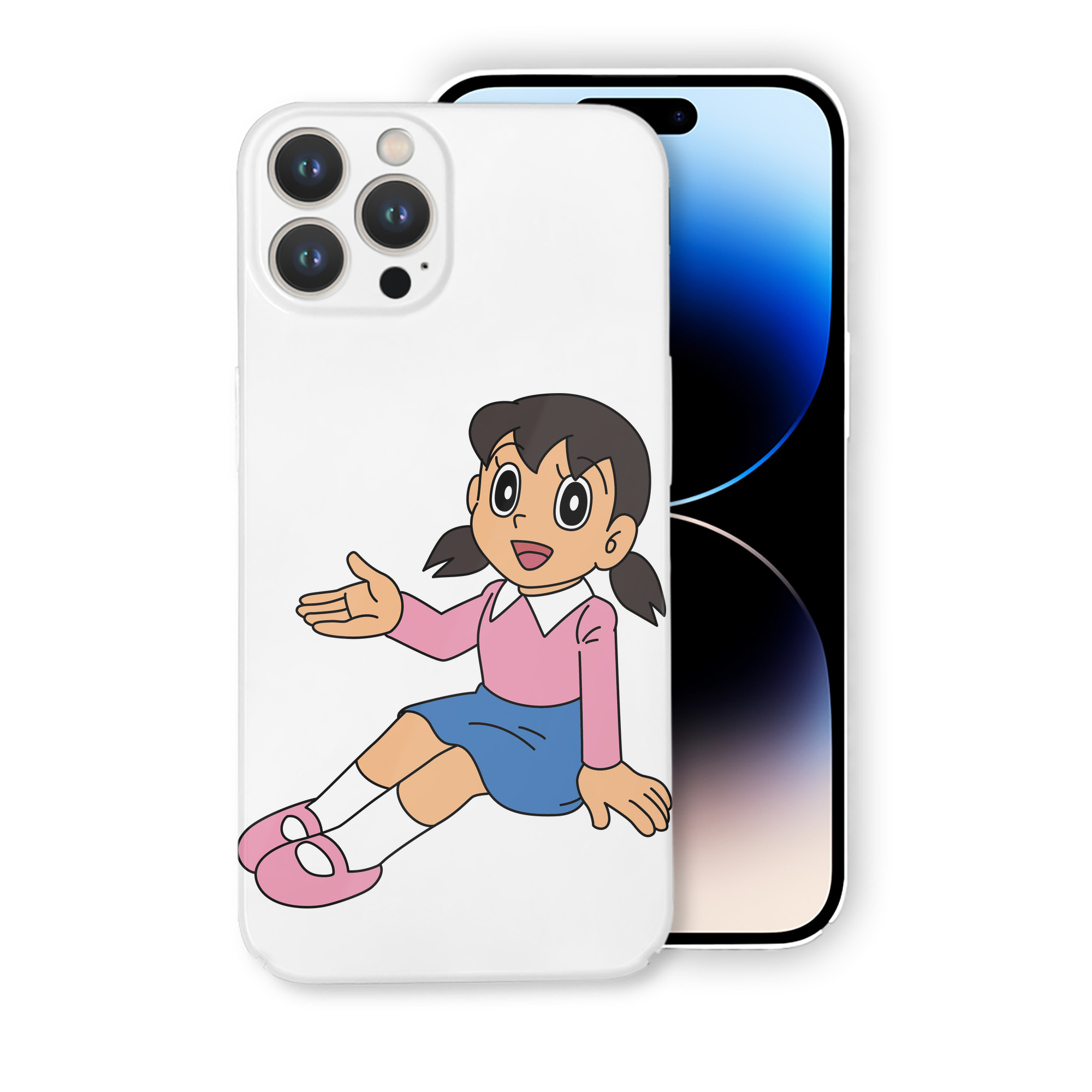 （画像用） ドラえもん みなもと しずか Doraemon Shizuka Minamoto 【iPhone 14シリーズ対応】ハードケース